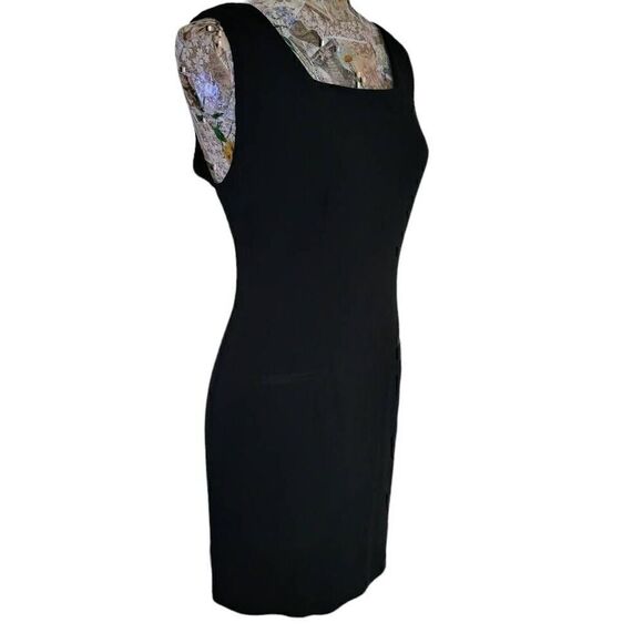 City Triangles Vintage Little Black Dress Textured Lightweight Short NEW - Picture 6 of 12